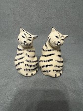 Vintage Cats Salt And Pepper Shaker Pots Set Retro Ceramic