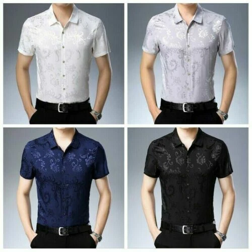 Silk Black Shirts for Men