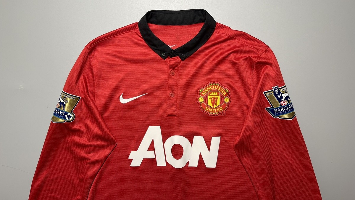 MAN UNITED NIKE 2013/2014 FOOTBALL HOME JERSEY #20 v.PERSIE