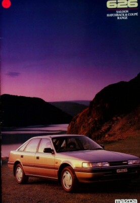 280679) Mazda 626 - UK - Prospekt 09/1987