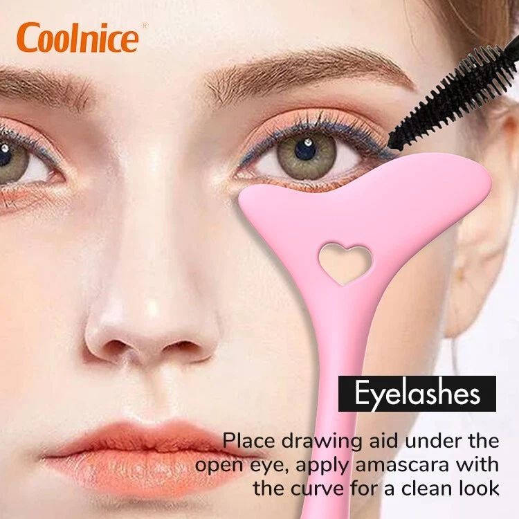 Herramienta de ayuda delineador de ojos de silicona elástica multiángulo suministros suaves plantillas Foto 2 de 4