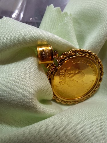 ISLE OF MAN 1998 BIRMAN CAT 1/5 OZ 24 KARAT GOLDwith GF= 14 KR GOLD FILLED BEZEL - Picture 17 of 17