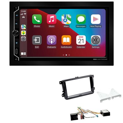 ESX Autoradio Apple CarPlay Android Auto für Skoda Rapid piano Canbus