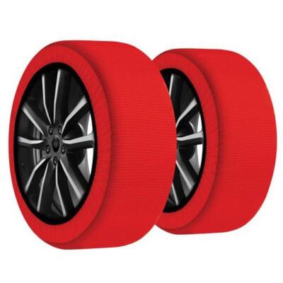 Calze Da Neve Omologate UNI EN 16662-1:2020 – Misura 255/35-19 (255 35 R19), Per Auto Non Catenabili, Montaggio Rapido