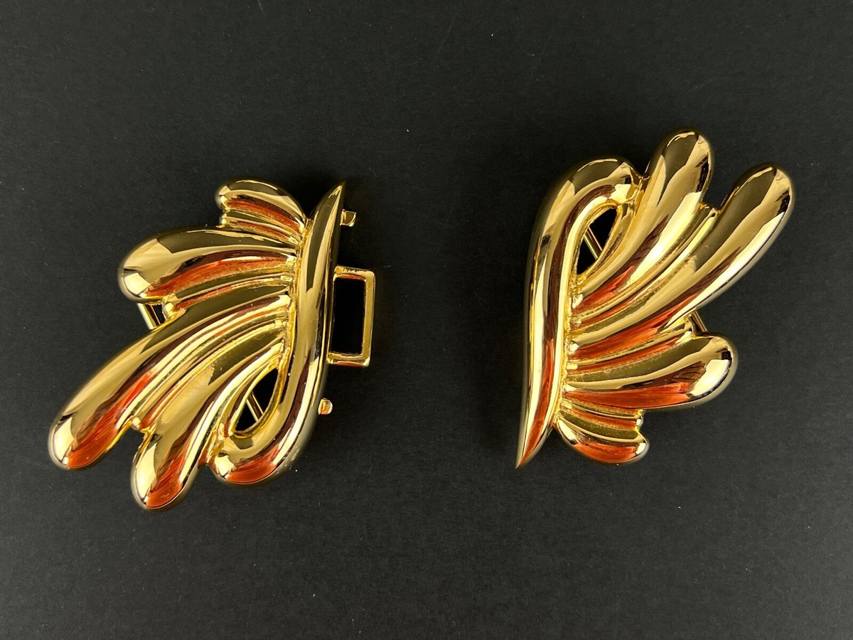 Vintage 1980s Douglas Paquette Gold Tone Ladies Belt Buckle knot 2 piece Paquette Belt - Etsy main image 4