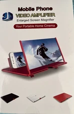 NIB Mobile Phone Video Amplifier Enlarged Screen Magnifier 
