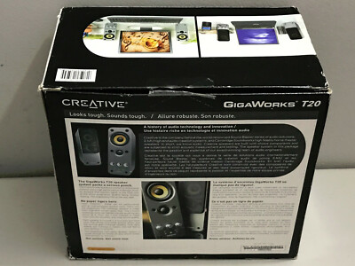 Original Creative GigaWorks T20 2.0 Multimedia Computer Speaker