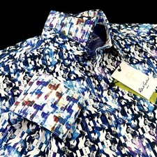 Robert Graham Geometric Paisley Colorful Abstract Gentleman Bold Shirt XL