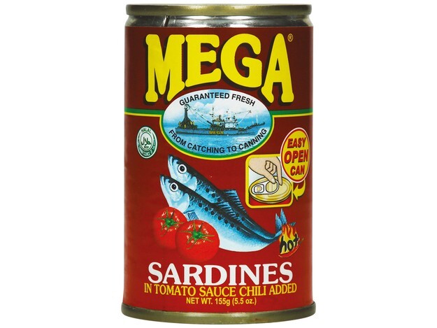 MEGA® Sardinen in Tomatensauce mit Chili 155g - würzig, scharfe Sardinen
