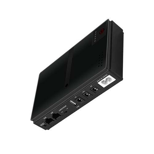 Przenośny UPS 5V / 9V / 12V Nowy 10400mAh Zasilacz bezprzerwowy do routera WiFi - Zdjęcie 17 z 19