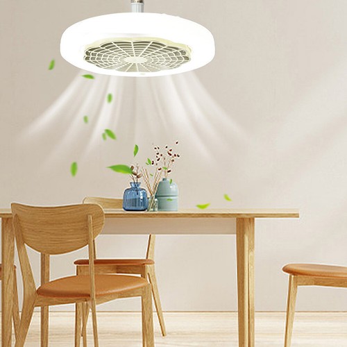 E27 Base Ceiling Fan Lamp Remote Control Small Ceiling Fan Light Timing 85-265V - Picture 2 of 13