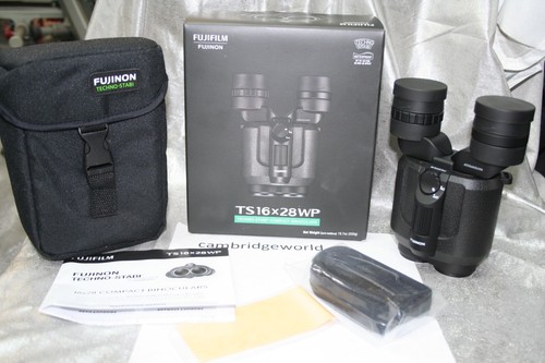 FUJI Fujinon 16x28 TS Techno Stabi Image Stabilized WATERPROOF Binocular - Picture 2 of 4