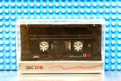 SKC  ZX   90    VS II    TYPE IV   METAL  BLANK CASSETTE TAPE  (1)     (SEALED)