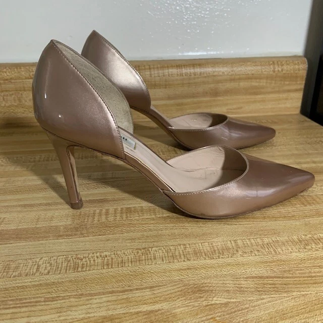 L.K. Zapatos de tacón Bennett brillantes nude punta talla 39,5 Foto 3 de 4