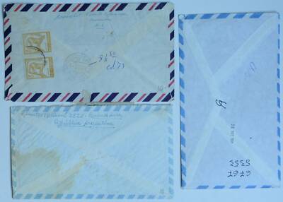 Couvertures Enregistrées Argentine Certificat 1962 1991 Timbres