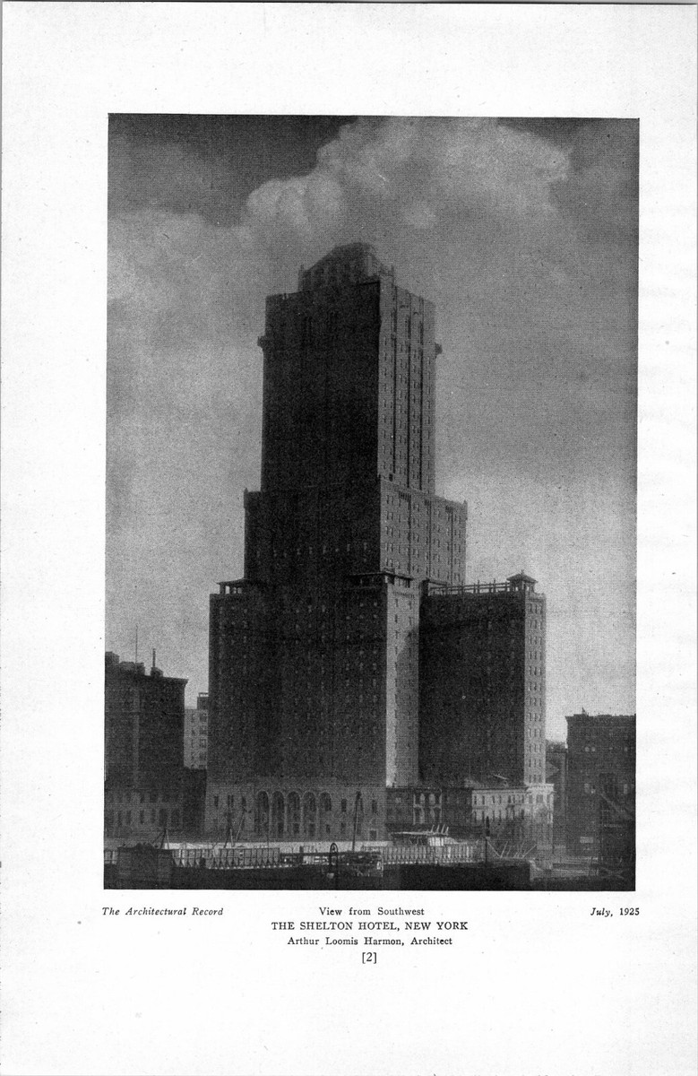 1925 Article * Shelton Hotel * 525 Lexington Ave NYC * Arthur