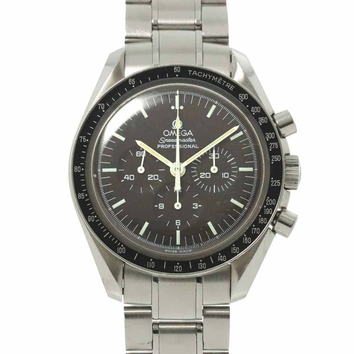 時計 OMEGA Speedmaster Professional 3570-50 OMEGA Speedmaster Professional Moon Watch 3570 50 Black Dial Mens
