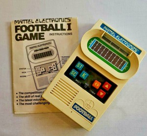 1977 mattel electronic football game