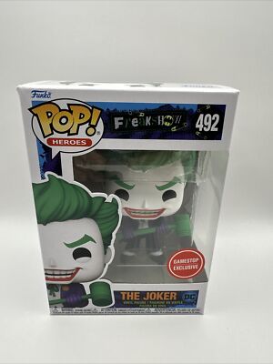 Funko POP! DC Comics Freakshow THE JOKER Exclusive!!! Mint Condition