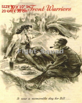 WW2 Picture Photo military home  front 6112 8x10in