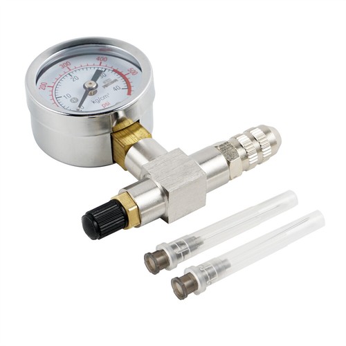Herramienta de llenado de aguja manómetro de nitrógeno de choque universal para motocicleta 0-600 psi - Imagen 5 de 8