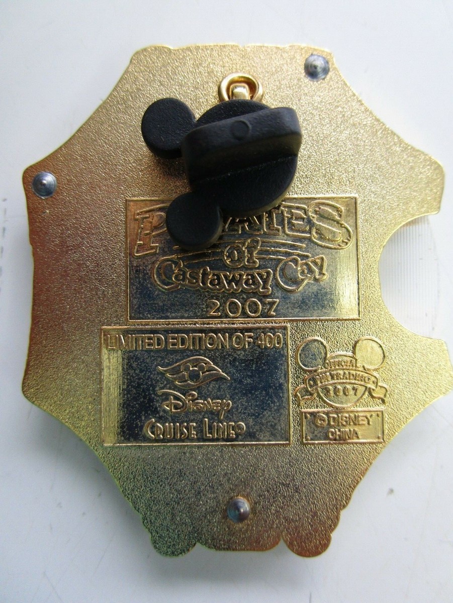 Pin 58282 DCL Pirates of Castaway Cay Event Credential Pirate
