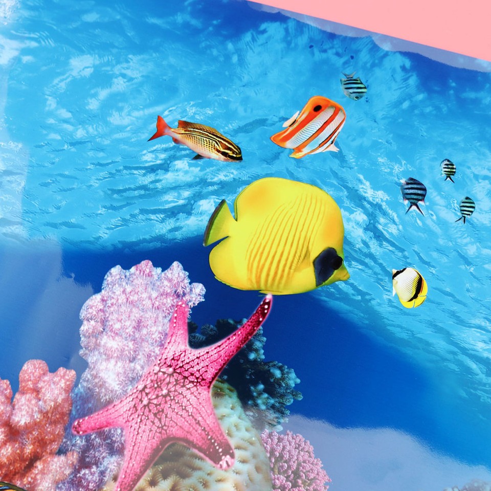 Aquarium Glass Sticker Fish Tank Background 30 Gallon 20 Gallon Tank