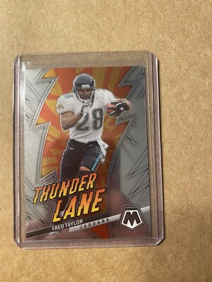 Fred Taylor 2023 Panini Mosaic Thunder Lane No.TL-FT Jacksonville Jaguars