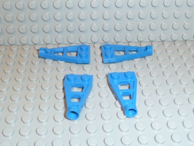 LEGO  Space Classic 4x Flügel Kuppplung blau 4596 6845 1558 6951 6928 6846 K319