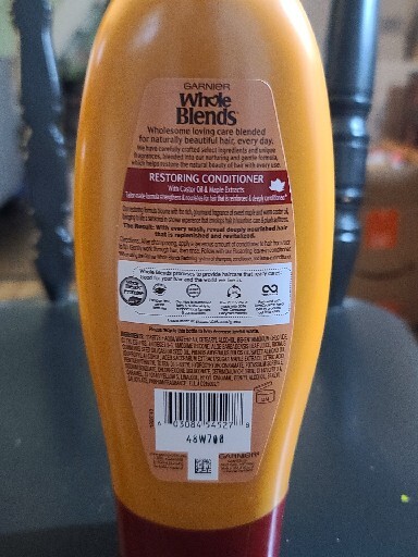 ✅Garnier Whole Blends Maple Shampoo & Conditioner for Damaged Hair 12.5 Oz