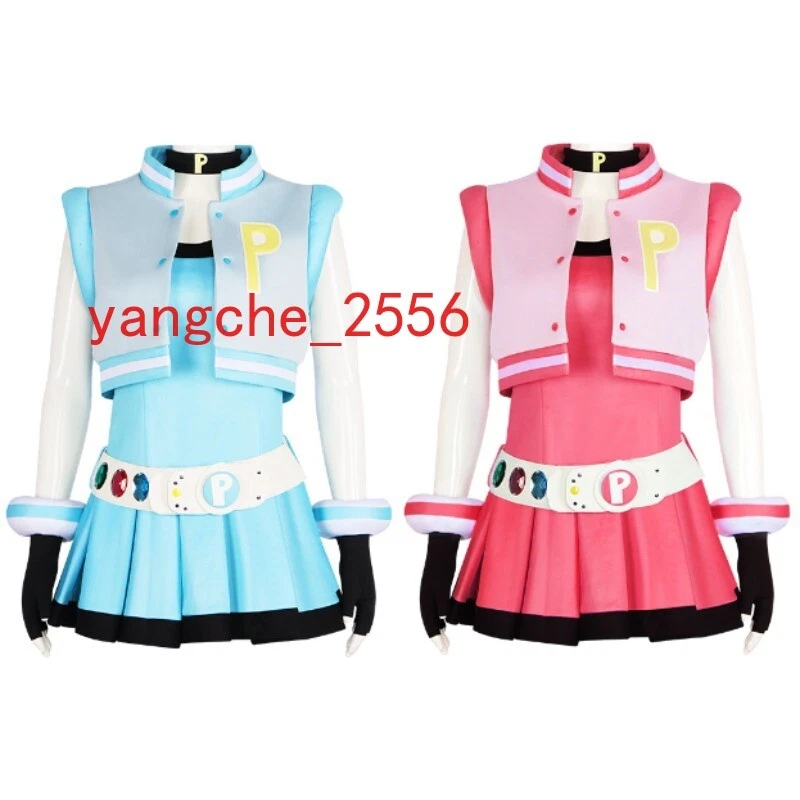 NEW Powerpuff Girls Z Blossom Bubbles Buttercup Cosplay Costume Cartoon COS Suit - Image 2 of 4
