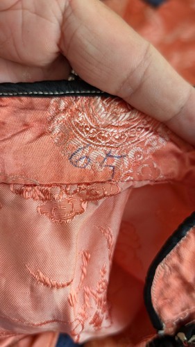 Children Pajama Set - Coral color - Vintage 1960's Traditional Shanghai - Asian - Picture 7 of 16