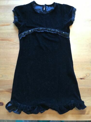 Petite Amalie girls black velvet lace trim dress, great condition, worn once | eBay Petite Amalie girls black velvet lace trim dress, great condition, worn once | eBay