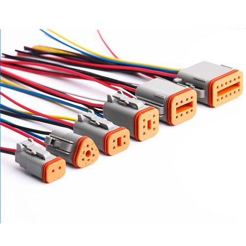 Deutsch 2/3/4/6/8/12 Pin Electrical Wire Connector Plug Kit With Cable DT06 DT04 - Picture 3 of 23