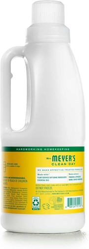 Suavizante líquido de telas MRS. MEYER'S CLEAN DAY, infundido con aceites esenciales 32 oz