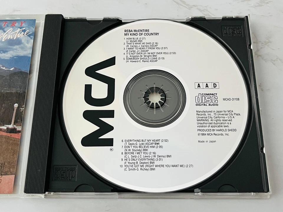 Reba McEntire My Kind of Country CD TARGET ERA! JAPAN MCA MCAD-31108 RARE! OOP! Foto 2 de 4