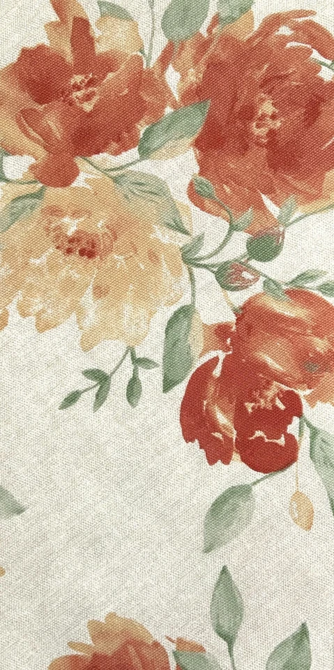 Lauren Tablecloth Spring Floral Tulips Peonies 70 Round 100% Cotton New - Image 3 of 4