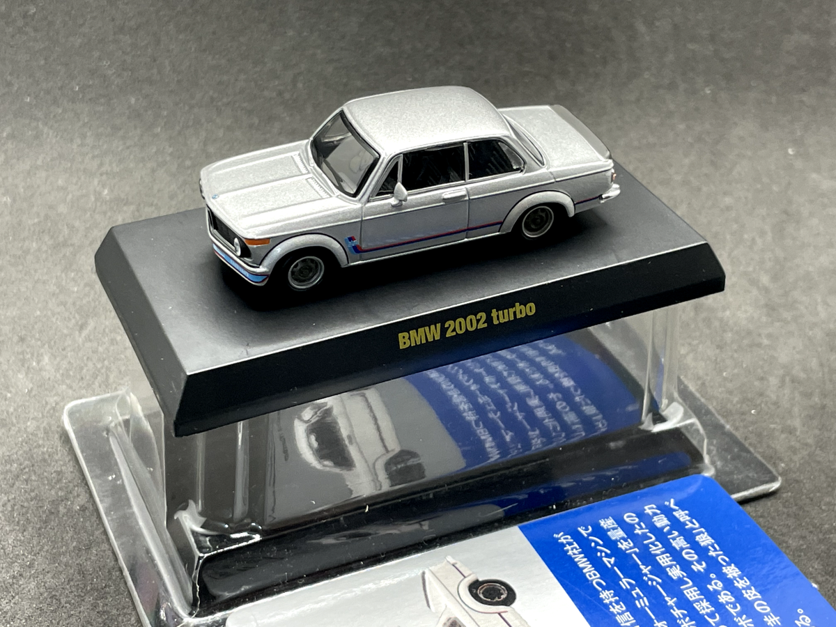 ミニカー　BMW2002turbo Kyosho 1/64 BMW collection 2002 Silver diecast model car 5B2