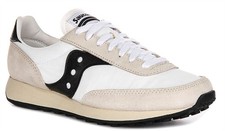 Saucony Trainer 80 Full Length Lace Up Mens Trainers In White Black US 8 - 14