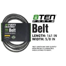8TEN Belt with Kevlar for Exmark Staris S-Series 48-Inch 483325 141 x 5/8