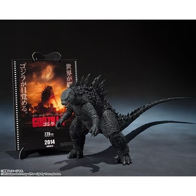 Bandai Spirits SH MonsterArts Godzilla 2014 Filmgrafik plus Figur aus Japan