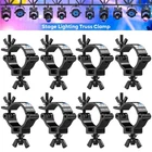 2-12 Pack 220lbs Heavy Duty Stage Lighting Clamps DJ Light Truss Clamp Set Black