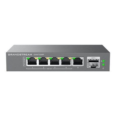 Grandstream GWN7700M Series Switch unmanaged 5 x 2.5 GBase-T + 1 x SFP+ Desktop