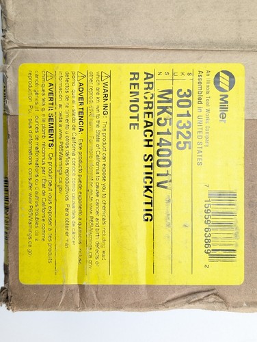 Miller Electric 301325 ArcReach Stick/TIG Welder Remote *New in Box* | eBay