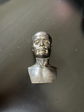 Busto Mussolini da collezione in ottone