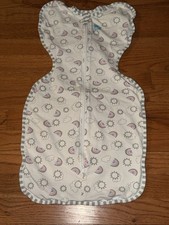 Girls Love to Dream Rainbows Swaddle Up Transition Sleep Bag Medium 13-19 Lbs.