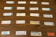 LOT 20 RARE UNUSED CONCERT TICKETS STUBS BACKSTREET BOYS/STONES/KISS/POISON/OZZY