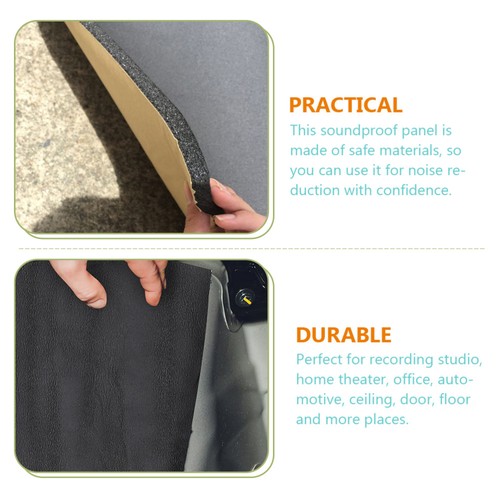 2 Pcs Sound Insulation Cotton Truck Noise Reduction Pad Deadening Materials - Foto 5 di 11