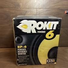 Rokit 6 KRK Studio Speaker Moniter Powered RPG2 Black Box