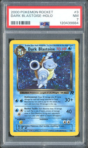 Pokemon TCG: Dark Blastoise 3/82 Team Rocket WoTC Holo Rare PSA 7 NM